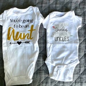 Baby Announcement Newborn Onesies